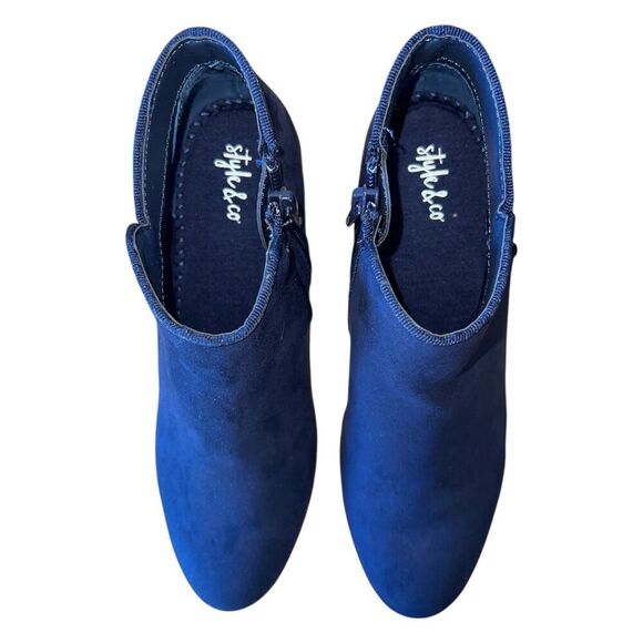 Style & Co -  Navy Blue Bootie - Wiley F1 - Women’s Size 5.5 - Picture 4 of 10